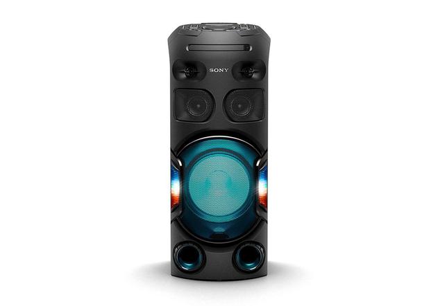 Mini System V42D Muteki tipo torre com DVD, controle por gestos e por voz, iluminação frontal MHC V42D - Sony Menor preço em Mini System V42D Muteki tipo torre com DVD, controle por gestos e por voz, iluminação frontal MHC V42D - Sony
