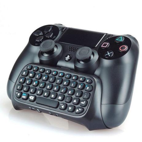 Mini Teclado sem fio para controle de PS4 Wireless Keyboard PlayStation 4 - Willhq Menor preço em Mini Teclado sem fio para controle de PS4 Wireless Keyboard PlayStation 4 - Willhq