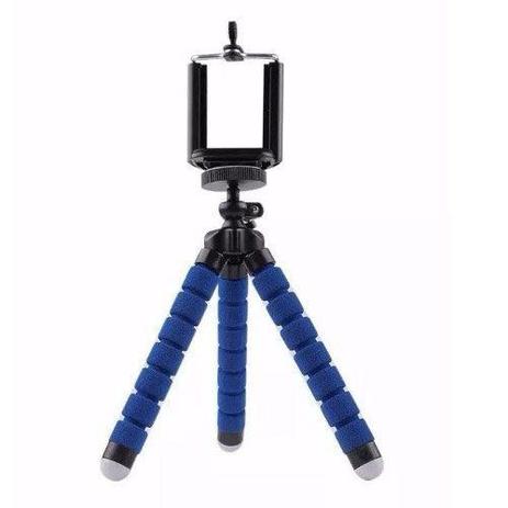 Mini Tripe Flexivel AZUL para Celular e Camera - Lelong Menor preço em Mini Tripe Flexivel AZUL para Celular e Camera - Lelong