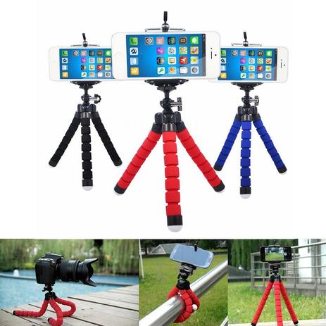 Mini Tripé Flexível Celulares Câmera Gopro Suporte Universal - Preto - Joli monde Menor preço em Mini Tripé Flexível Celulares Câmera Gopro Suporte Universal - Preto - Joli monde
