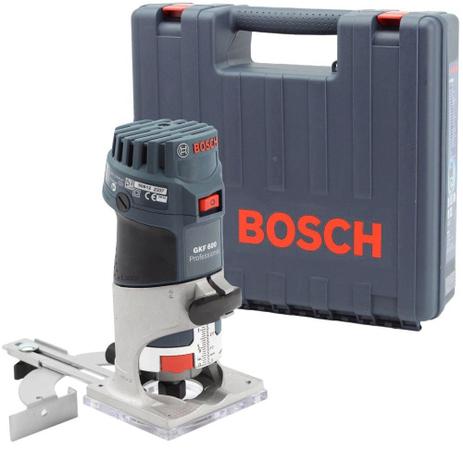 Mini Tupia Laminadora 600 W - Bosch Gkf 600 Menor preço em Mini Tupia Laminadora 600 W - Bosch Gkf 600