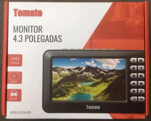Mini Tv Digital Portátil Tomate Tela 4.3 Hd Fm Usb Memória Menor preço em Mini Tv Digital Portátil Tomate Tela 4.3 Hd Fm Usb Memória