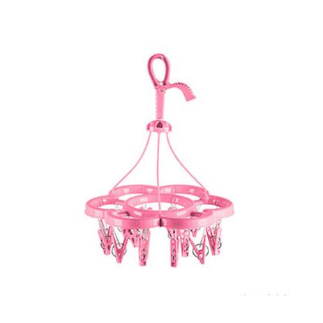 Mini varal plástico com 16 pregadores rosa Sanremo Menor preço em Mini varal plástico com 16 pregadores rosa Sanremo