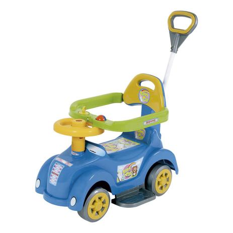 Mini Veículo Com Empurrador Biemme Baby Car Azul Menor preço em Mini Veículo Com Empurrador Biemme Baby Car Azul