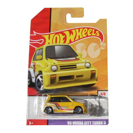 Mini Veículo Die Cast - Hot Wheels - 1:64 - Retrô - 85 Honda City Turbo II - Mattel Menor preço em Mini Veículo Die Cast - Hot Wheels - 1:64 - Retrô - 85 Honda City Turbo II - Mattel