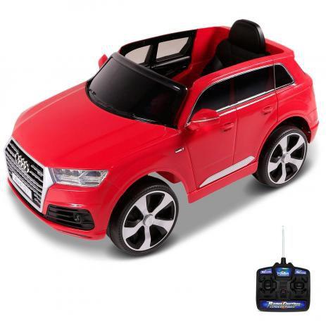 Mini Veículo Elétrico Audi Q7 SUV (Vermelho) R/C 12V - Belfix Menor preço em Mini Veículo Elétrico Audi Q7 SUV (Vermelho) R/C 12V - Belfix
