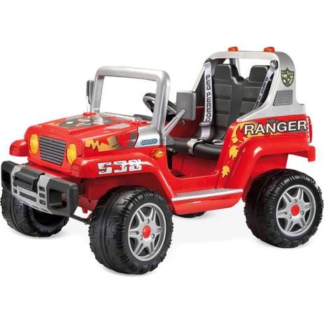 Mini Veículo Elétrico Ranger 538 Vermelho 12v - Peg-Pérego - Peg perego Menor preço em Mini Veículo Elétrico Ranger 538 Vermelho 12v - Peg-Pérego - Peg perego