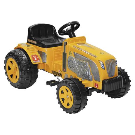 Mini Veículo Trator Biemme Fazendeiro A Pedal Amarelo Menor preço em Mini Veículo Trator Biemme Fazendeiro A Pedal Amarelo