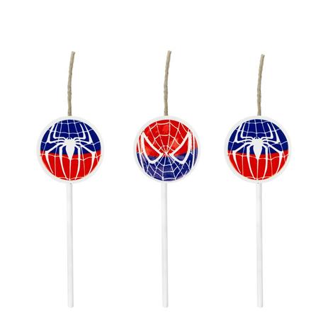 Mini Vela Aniversário Homem Aranha 03 unidades - Festabox Menor preço em Mini Vela Aniversário Homem Aranha 03 unidades - Festabox