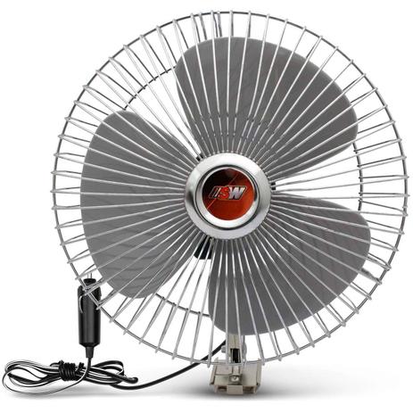 Mini Ventilador Automotivo 12V Universal Prata com Plug Acendedor de Cigarro - Sw é boa?
