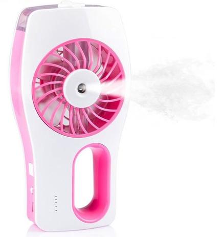 Mini Ventilador Climatizador Umidificador Com Bateria Recarregavel Rosa (VEN-2) - Braslu Menor preço em Mini Ventilador Climatizador Umidificador Com Bateria Recarregavel Rosa (VEN-2) - Braslu
