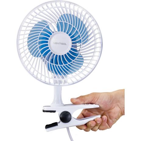 Mini Ventilador de Mesa VENTISOL 20CM 110V 8757 Azul/Branco Menor preço em Mini Ventilador de Mesa VENTISOL 20CM 110V 8757 Azul/Branco