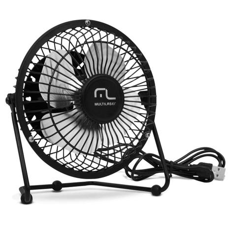 Mini Ventilador Portátil Mesa Metal Notebook Multilaser Pc Menor preço em Mini Ventilador Portátil Mesa Metal Notebook Multilaser Pc
