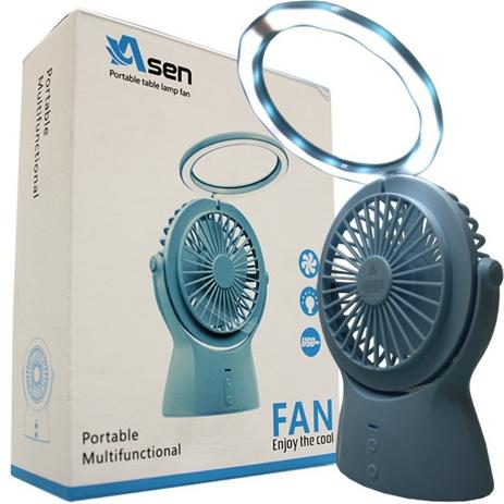 Mini Ventilador Portátil Mesa Usb Com 3 Velocidades Led - Import é boa?