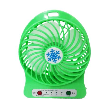 Mini Ventilador Portátil Mesa Usb Com 3 Velocidades Potente Verde Menor preço em Mini Ventilador Portátil Mesa Usb Com 3 Velocidades Potente Verde