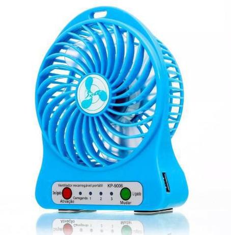 Mini Ventilador Usb De Mesa 3 Velocidades Azul - Mini Fan é ruim? Mini Ventilador Usb De Mesa 3 Velocidades Azul - Mini Fan é boa?