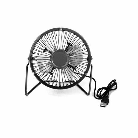Mini Ventilador Usb Metal Mesa Computador Portátil e Silencioso Cor:Preto - USBminifan Menor preço em Mini Ventilador Usb Metal Mesa Computador Portátil e Silencioso Cor:Preto - USBminifan