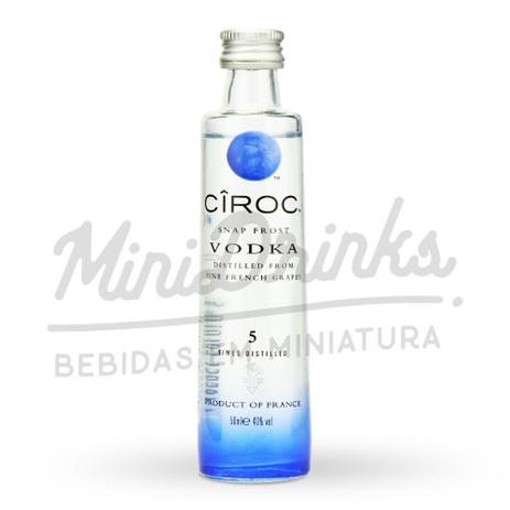 Mini Vodka Ciroc Natural 50ml Menor preço em Mini Vodka Ciroc Natural 50ml