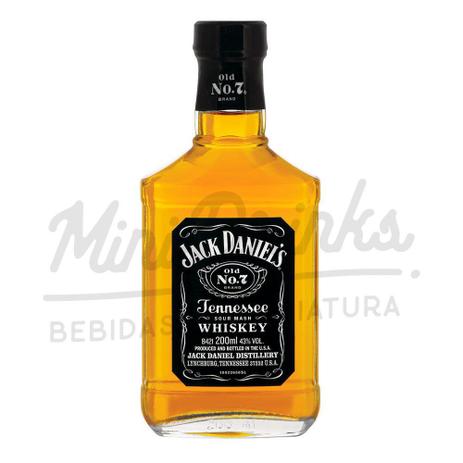 Mini Whisky Jack Daniels 200ml Menor preço em Mini Whisky Jack Daniels 200ml