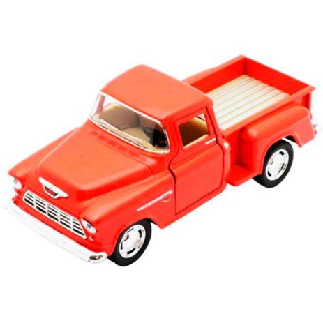Miniatura 1955 Chevy Stepside Pick-up Escala 1:32 Laranja - Versare anos dourados Menor preço em Miniatura 1955 Chevy Stepside Pick-up Escala 1:32 Laranja - Versare anos dourados