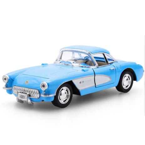 Miniatura 1957 Chevrolet Corvette Escala 1:34 Azul - Versare anos dourados Menor preço em Miniatura 1957 Chevrolet Corvette Escala 1:34 Azul - Versare anos dourados