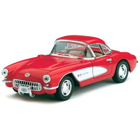 Miniatura 1957 Chevrolet Corvette Escala 1:34 Vermelho - Versare anos dourados Menor preço em Miniatura 1957 Chevrolet Corvette Escala 1:34 Vermelho - Versare anos dourados