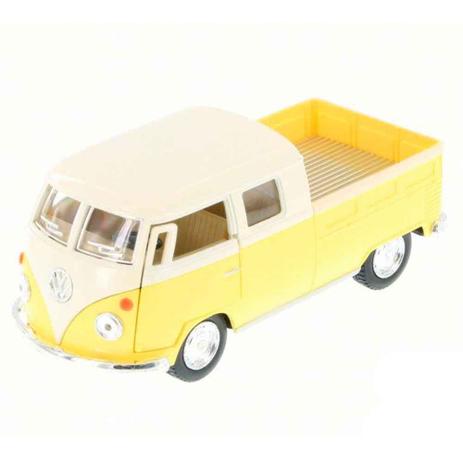 Miniatura 1963 Volkswagen Kombi Pickup Cabine Dupla Escala 1:34 Amarelo Pastel - Versare anos dourados Menor preço em Miniatura 1963 Volkswagen Kombi Pickup Cabine Dupla Escala 1:34 Amarelo Pastel - Versare anos dourados