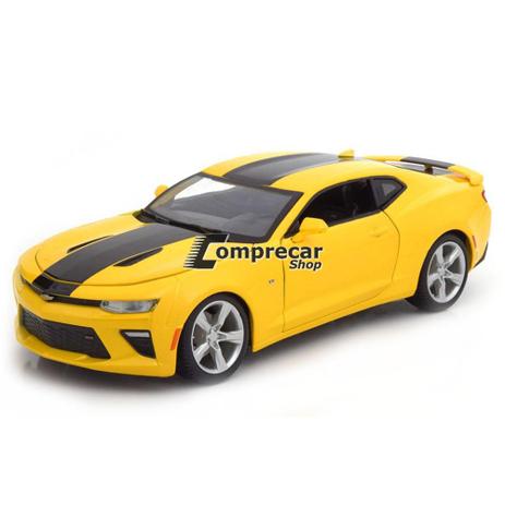 Miniatura Chevrolet Camaro SS 2016 Amarelo Maisto 1/18 Menor preço em Miniatura Chevrolet Camaro SS 2016 Amarelo Maisto 1/18