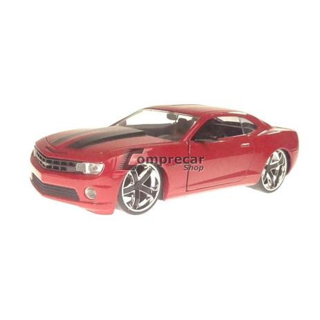 Menor preço em Miniatura Chevy Camaro Ss 2010 Vermelho Jada Toys 1/24