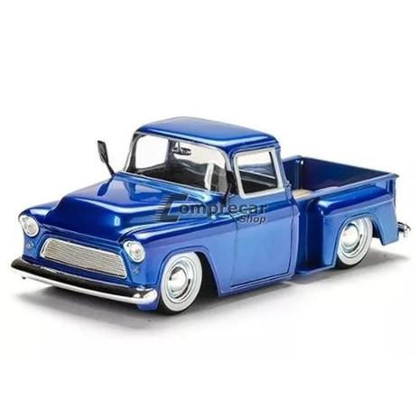 Miniatura Chevy Stepside 1955 Azul Jada Toys 1/24 Menor preço em Miniatura Chevy Stepside 1955 Azul Jada Toys 1/24