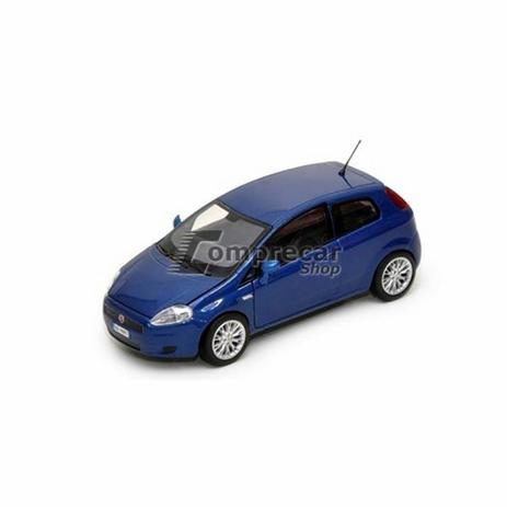 Miniatura Fiat Grand Punto Azul Motormax 1/24 Menor preço em Miniatura Fiat Grand Punto Azul Motormax 1/24