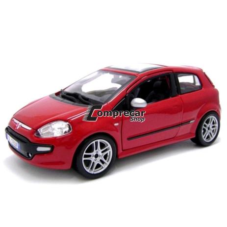 Miniatura Fiat Punto Evo Vermelho Bburago 1/24 Menor preço em Miniatura Fiat Punto Evo Vermelho Bburago 1/24