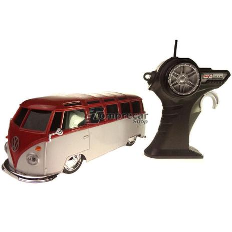 Miniatura Kombi Van Samba Controle Remoto Maisto 1/24 - Van ”samba” Menor preço em Miniatura Kombi Van Samba Controle Remoto Maisto 1/24 - Van ”samba”