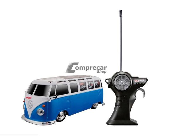 Miniatura Kombi Van Samba Controle Remoto Maisto Street 1/24 - Volkswagem Menor preço em Miniatura Kombi Van Samba Controle Remoto Maisto Street 1/24 - Volkswagem