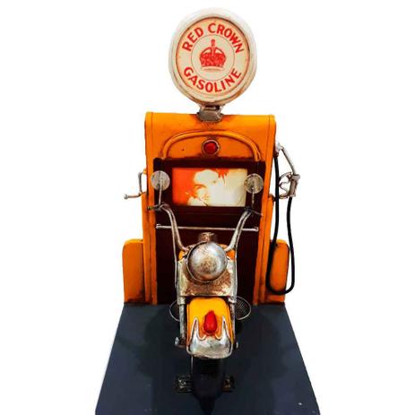 Miniatura Porta Retrato Motocicleta Red Crow Gasoline - Versare anos dourados é boa?