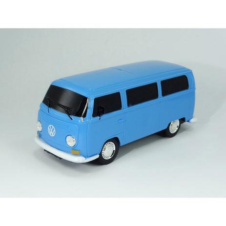 Menor preço em Miniatura Van Kombi Controle Remoto Azul Claro CKS 1/24