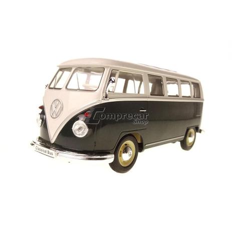 Miniatura Volkswagen Kombi T1 Bus 1963 Verde Welly 1/24 Menor preço em Miniatura Volkswagen Kombi T1 Bus 1963 Verde Welly 1/24
