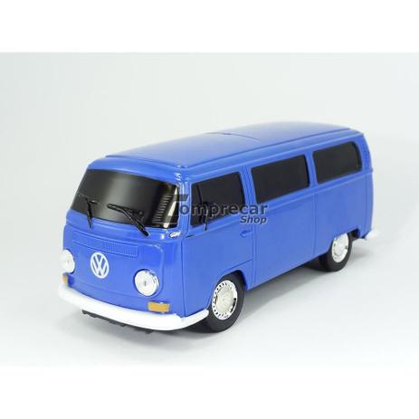 Miniatura Volkswagen Van Kombi Controle Remoto Azul CKS 1/24 Menor preço em Miniatura Volkswagen Van Kombi Controle Remoto Azul CKS 1/24