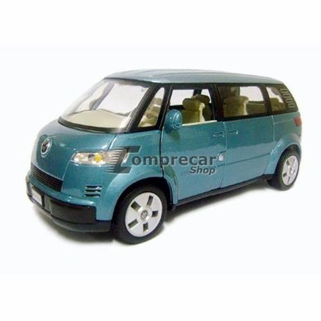 Miniatura Volkswagen Van Microbus 2001 Azul Welly 1/24 Menor preço em Miniatura Volkswagen Van Microbus 2001 Azul Welly 1/24