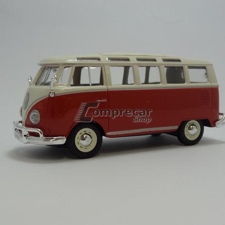 Miniatura Volkswagen Van Samba Kombi Maisto 1/25 Menor preço em Miniatura Volkswagen Van Samba Kombi Maisto 1/25