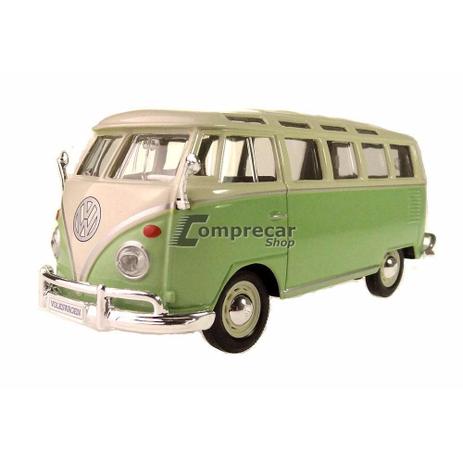 Miniatura Volkswagen Van Samba Verde Maisto 1/25 Menor preço em Miniatura Volkswagen Van Samba Verde Maisto 1/25