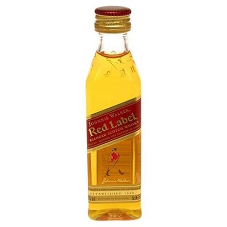 Miniatura Whisky Johnnie Walker Red Label 50ml Menor preço em Miniatura Whisky Johnnie Walker Red Label 50ml