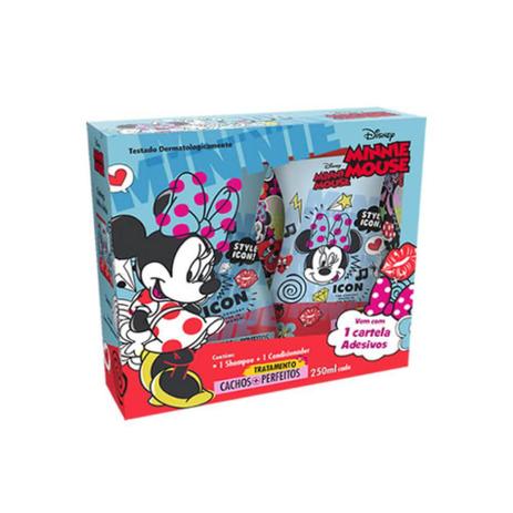 Minnie Mouse Kit Cachos Perfeitos Shampoo + Condicionador 250ml Menor preço em Minnie Mouse Kit Cachos Perfeitos Shampoo + Condicionador 250ml