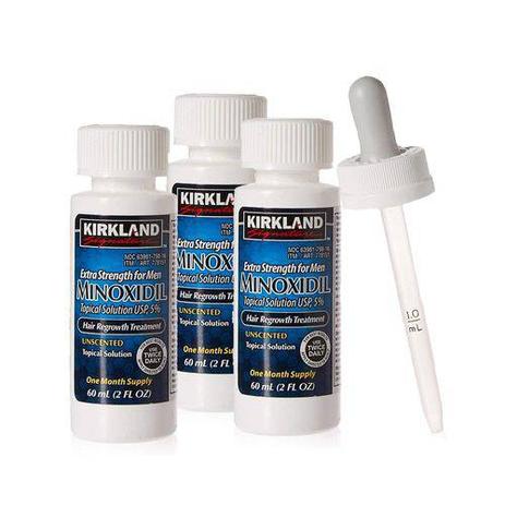 Minoxidil Kirkland 5 3 unidades + aplicador Menor preço em Minoxidil Kirkland 5 3 unidades + aplicador
