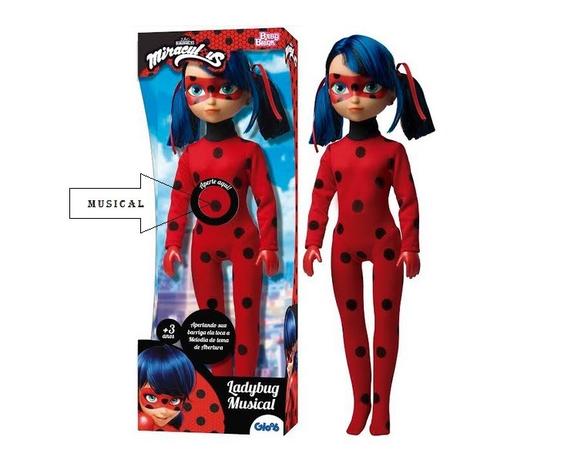 Miraculous - Boneca Ladybug Musical 45cm - Baby Brink - Babybrink Menor preço em Miraculous - Boneca Ladybug Musical 45cm - Baby Brink - Babybrink