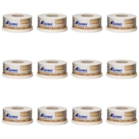Missner Esparadrapo Micropore Bege 1,2cmx10m (Kit C/12) Menor preço em Missner Esparadrapo Micropore Bege 1,2cmx10m (Kit C/12)