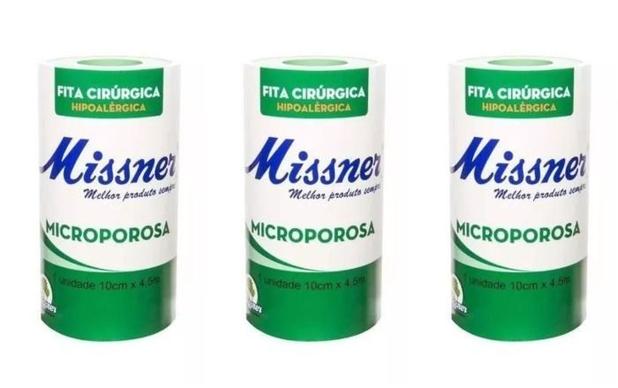 Missner Fita Microporosa 10cmx4,5m (Kit C/03) é boa?
