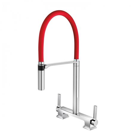 Misturador de Mesa para Cozinha DOC Docol Cromado/Vermelho Menor preço em Misturador de Mesa para Cozinha DOC Docol Cromado/Vermelho