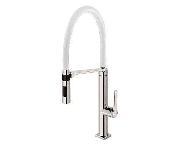 Misturador Monocomando Cozinha Doc Chrome/branco 00695756 - DOCOL Menor preço em Misturador Monocomando Cozinha Doc Chrome/branco 00695756 - DOCOL