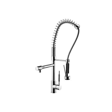Misturador Monocomando de Mesa para Cozinha com Ducha Especial Lorenkitchen Cromado - Lorenzetti Menor preço em Misturador Monocomando de Mesa para Cozinha com Ducha Especial Lorenkitchen Cromado - Lorenzetti